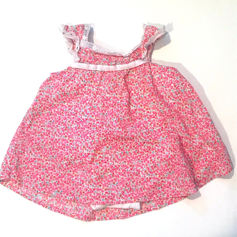 JUCY COUTURE VINTAGE INSPIRED FLORAL PRINT DRESS
